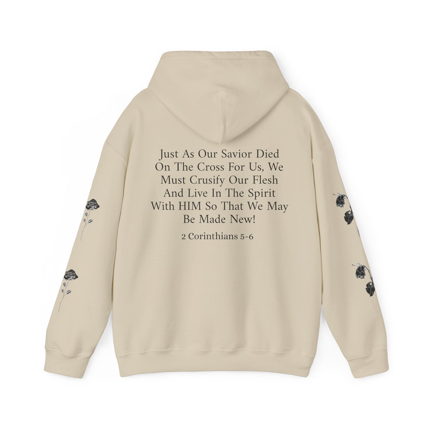 "Crucify Our Flesh" Unisex Heavy Blend™ Hooded Sweatshirt