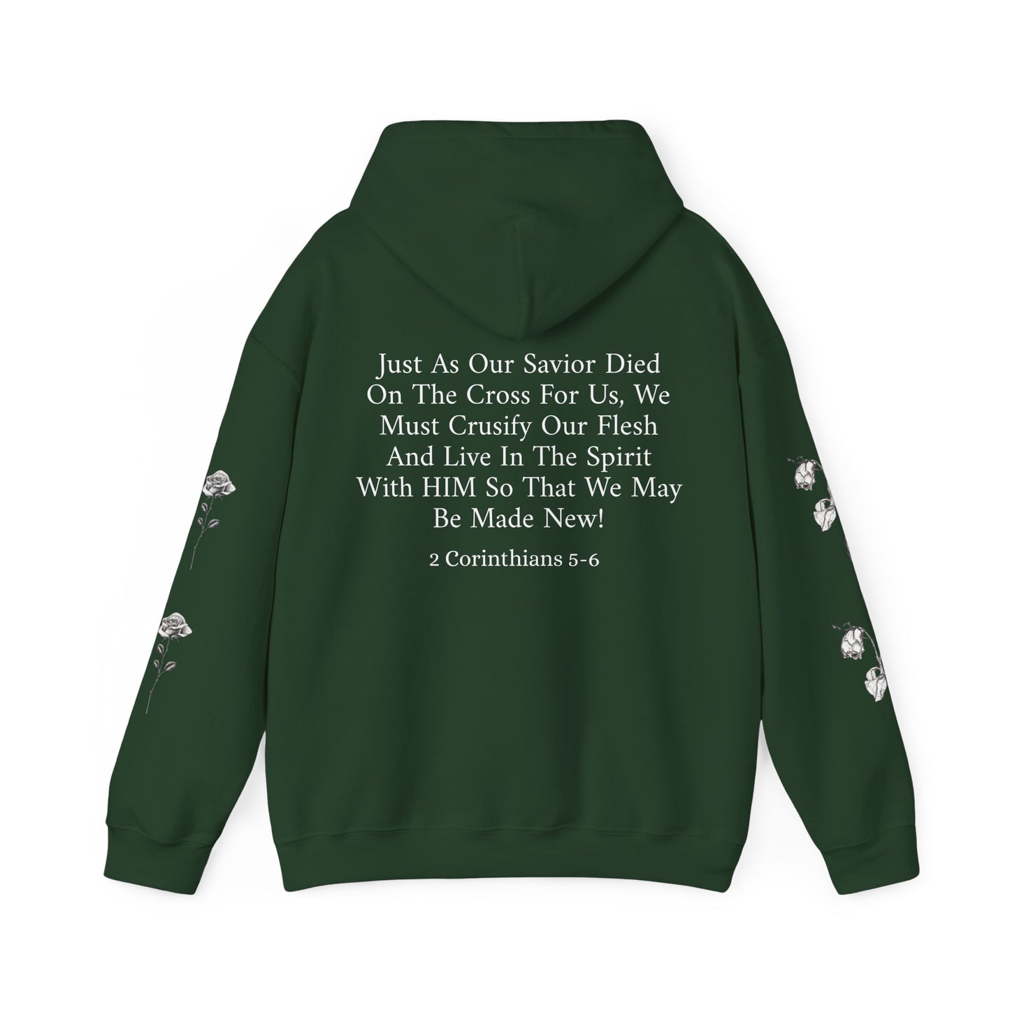 "Crucify Our Flesh" Unisex Heavy Blend™ Hooded Sweatshirt