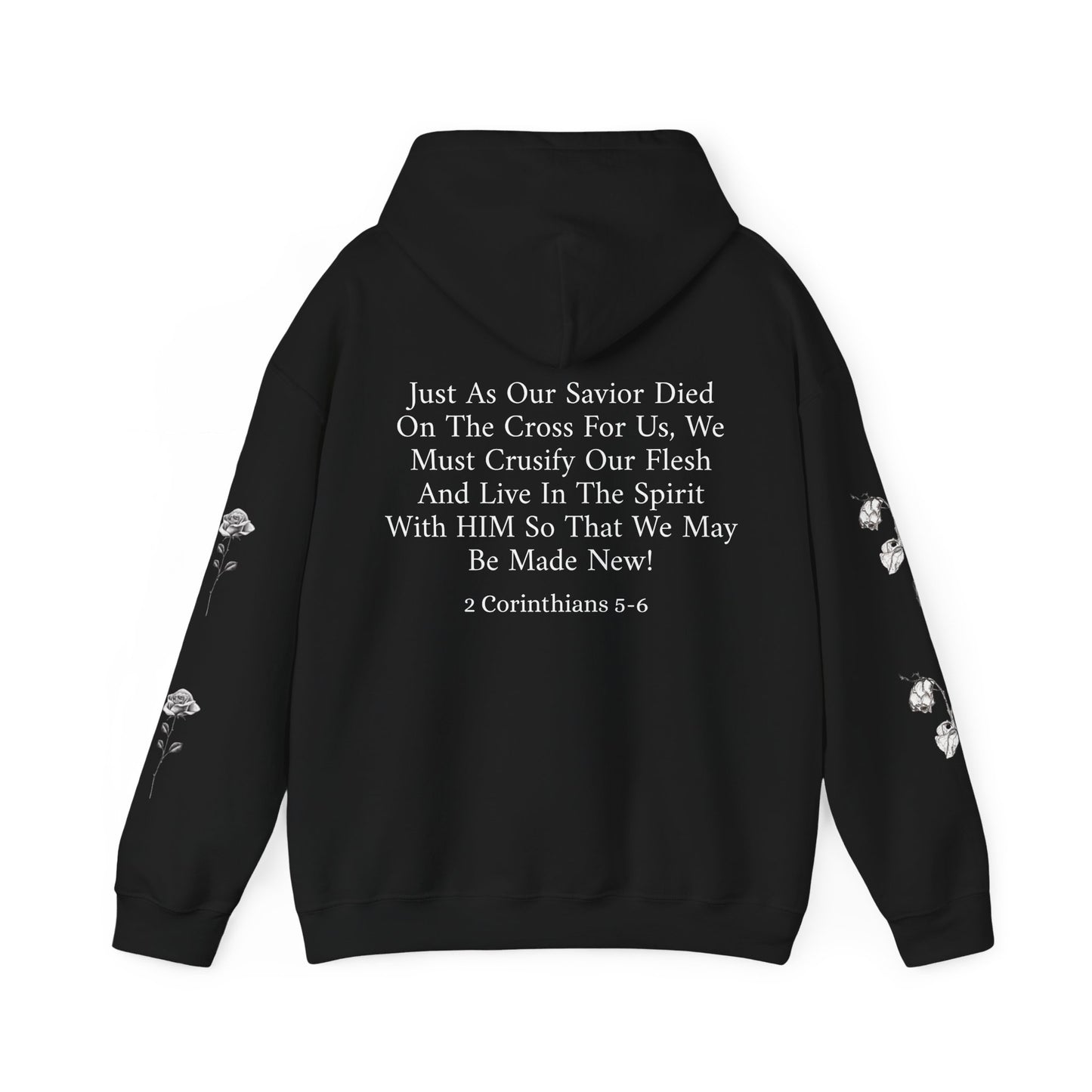 "Crucify Our Flesh" Unisex Heavy Blend™ Hooded Sweatshirt