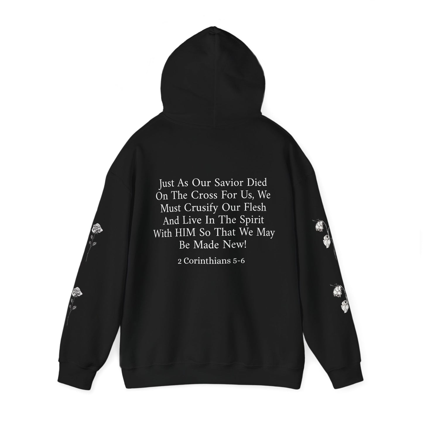 "Crucify Our Flesh" Unisex Heavy Blend™ Hooded Sweatshirt