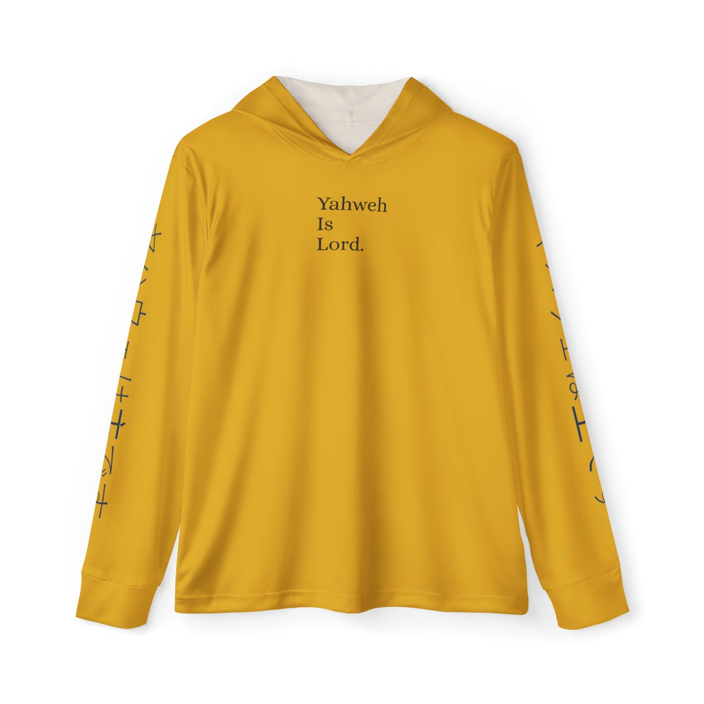 "They Cried out" Sports warmup hoodie (yellow/black)